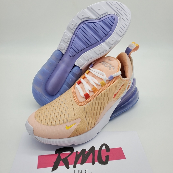 Nike Air Max 270 Washed Coral Football Grey Track - Picture 10 of 10